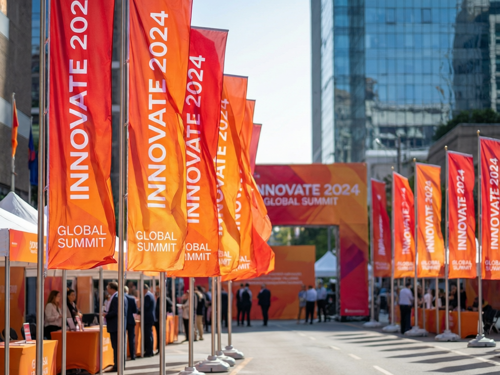 Promotional event banners